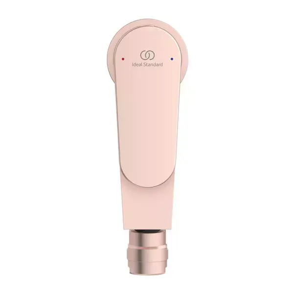 Baterie bideu Ideal Standard Cerafine O rose mat cu ventil Click-Clack [3]