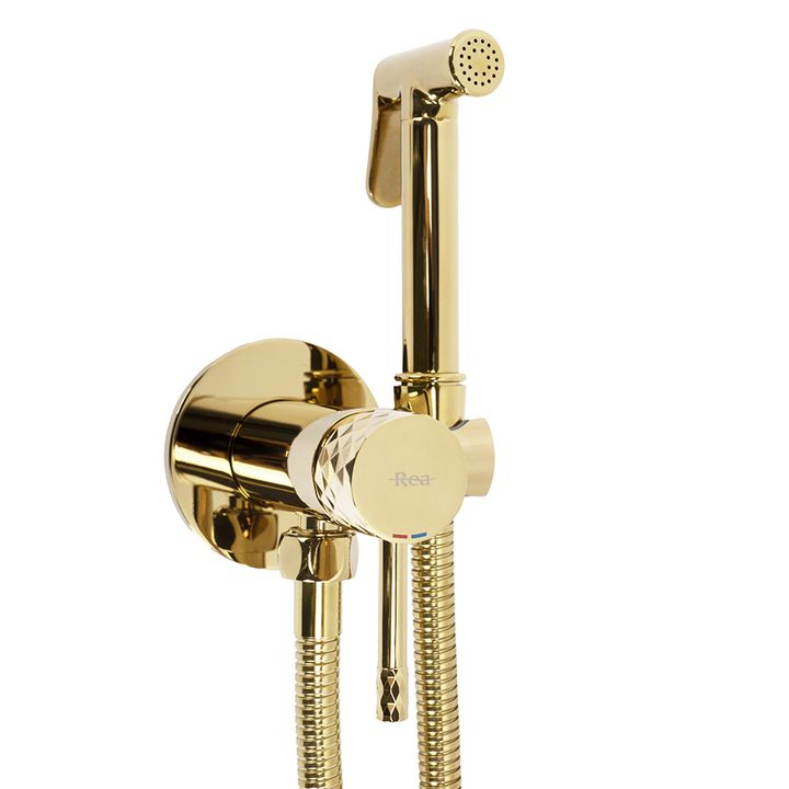Baterie bideu  Lungo Loop Diamond auriu [1]