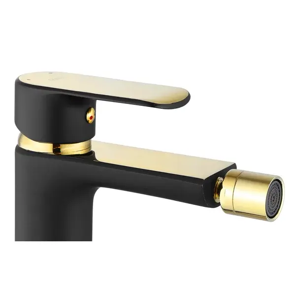 Baterie bideu monocomanda Rea Bloom negru - auriu [4]