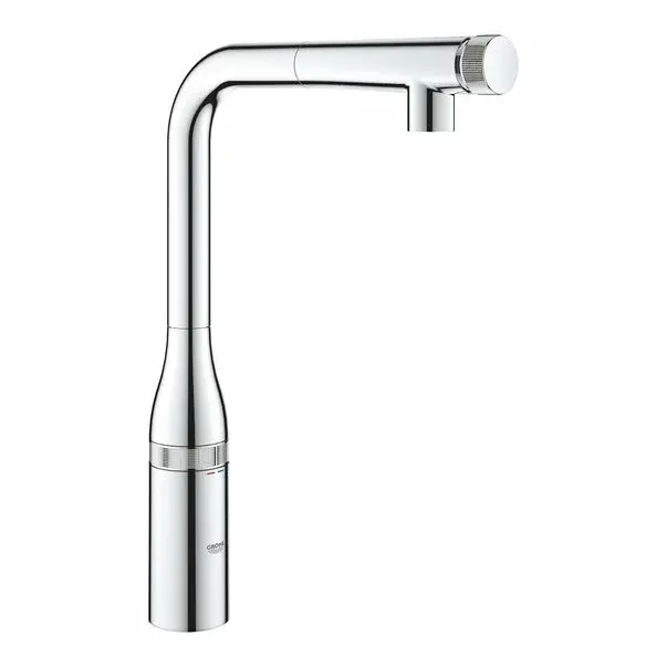 Baterie bucatarie cu dus extractibil Grohe Essence SmartControl crom [1]