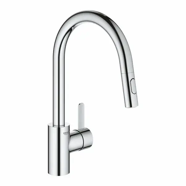 Baterie bucatarie cu dus extractibil Grohe Eurosmart Cosmopolitan crom lucios [1]
