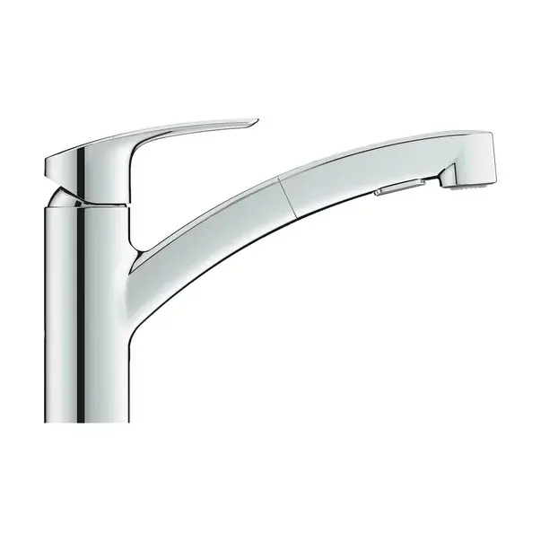 Baterie bucatarie cu dus extractibil Grohe Eurosmart New crom [4]