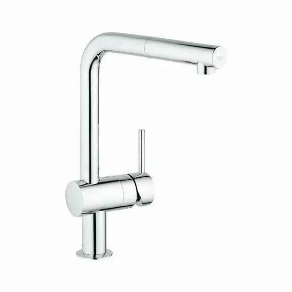 Baterie bucatarie cu dus extractibil Grohe Minta crom lucios [1]