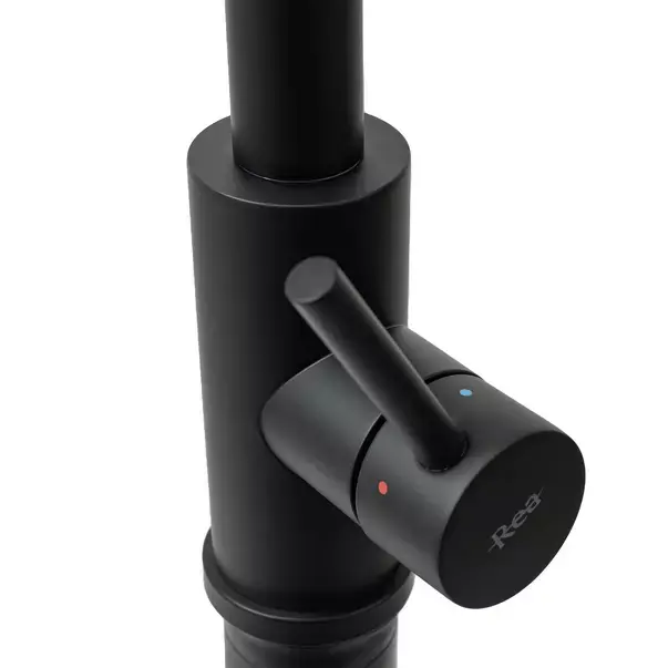 Baterie bucatarie cu dus extractibil Rea Fresh negru mat [6]