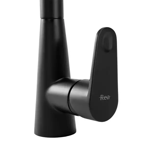Baterie bucatarie cu dus extractibil Rea Mild negru mat [7]