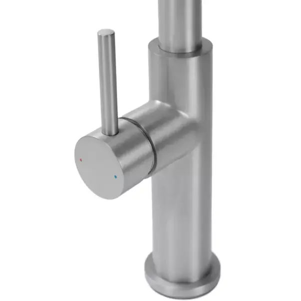 Baterie bucatarie cu dus extractibil Rea Nest nichel periat [6]