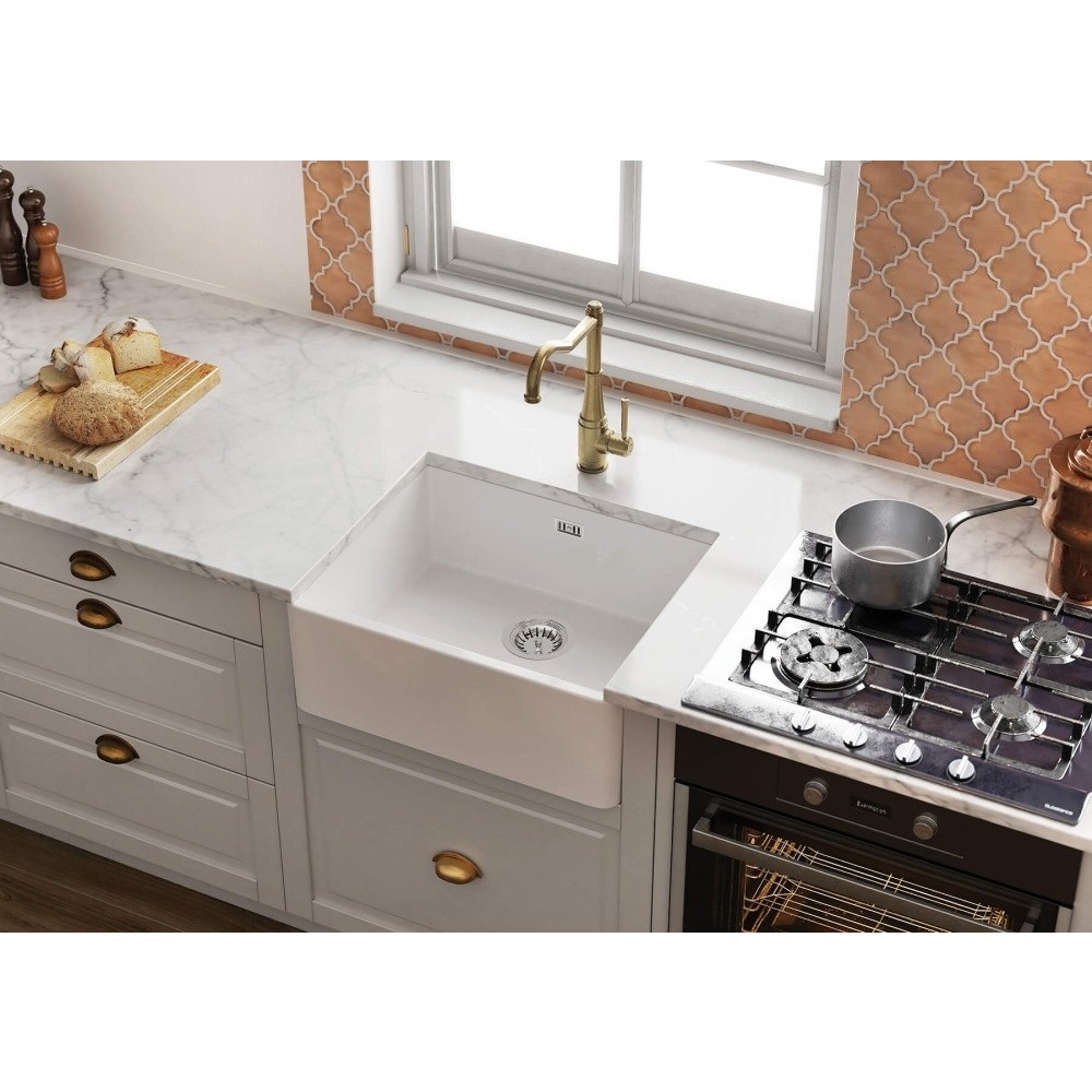 Baterie bucatarie Deante Tamizo bronz [3]