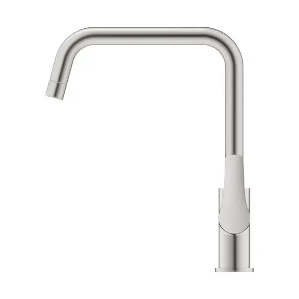 Baterie bucatarie Grohe Eurosmart Supersteel mat cu pipa inalta [4]