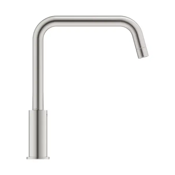 Baterie bucatarie Grohe Eurosmart Supersteel mat cu pipa inalta [5]