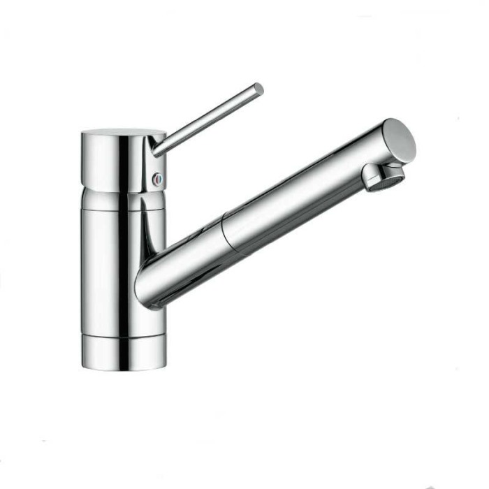Baterie bucatarie Kludi, Scope, cu dus extractibil, crom [1]