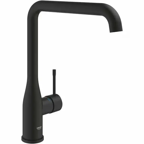 Baterie bucatarie negru mat Grohe Essence pipa pivotanta [1]
