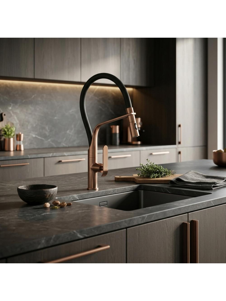 Baterie bucatarie Rea Castor cupru periat [2]