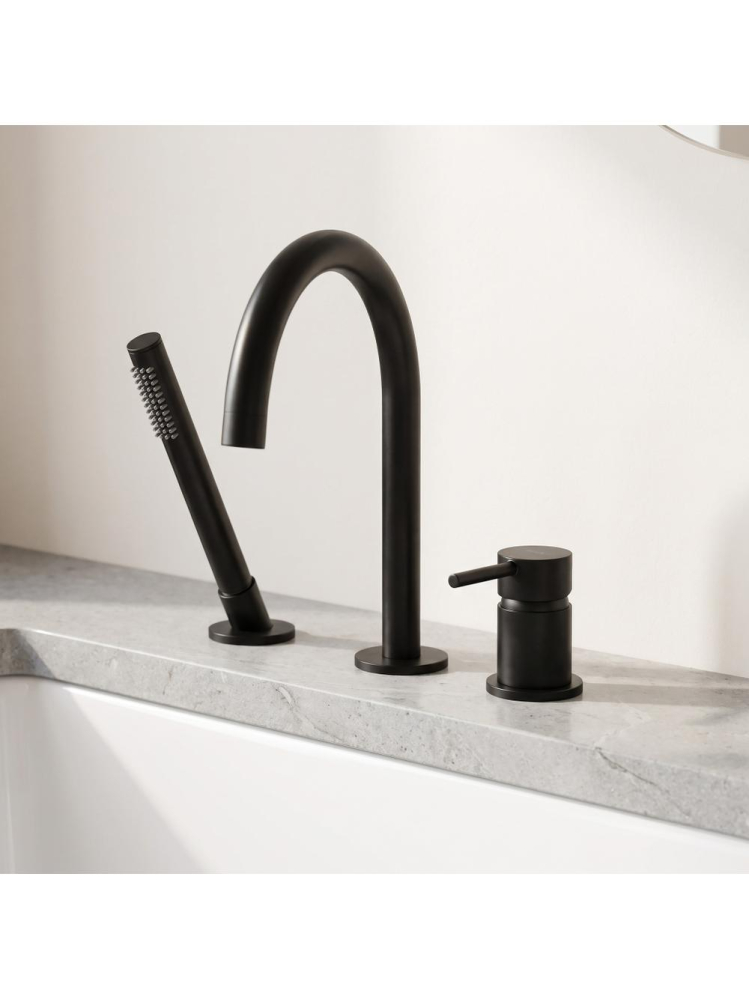 Baterie cada 3 orificii Rea Lungo negru 235mm electroplating [8]
