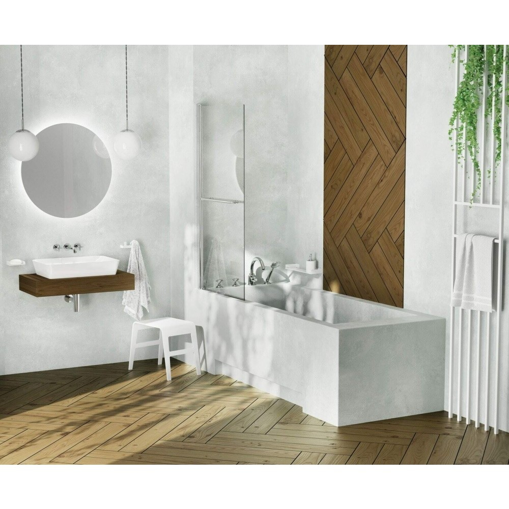 Baterie cada – dus dubla comanda Deante Temisto crom cu set de dus BQT_014D [3]
