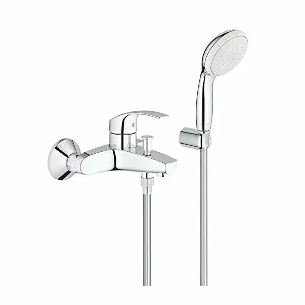 Baterie cada - dus Grohe Eurosmart cu set de dus Tempesta 100 crom [1]