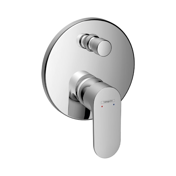 Baterie cada-dus Hansgrohe, Rebris S, cu montaj incastrat, crom [1]