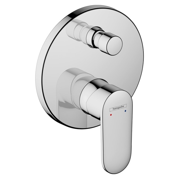Baterie cada - dus, Hansgrohe, Vernis Blend, incastrat, parte vizibila, crom [1]