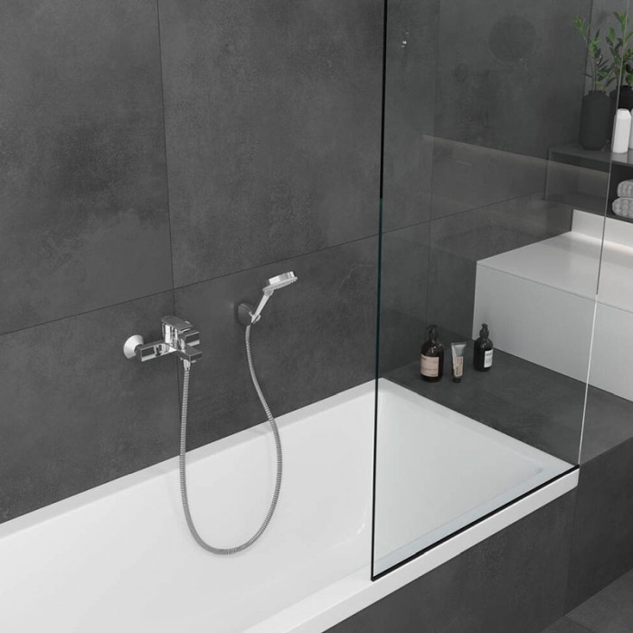 Baterie cada - dus, Hansgrohe, Vernis Shape, crom [4]