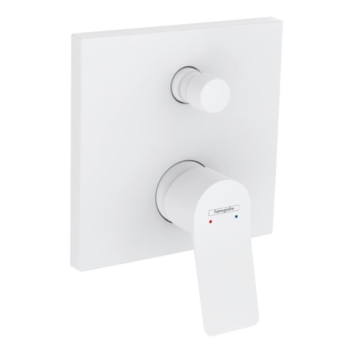 Baterie cada - dus, Hansgrohe, Vivenis, incastrabila, parte vizibila, alb mat [1]