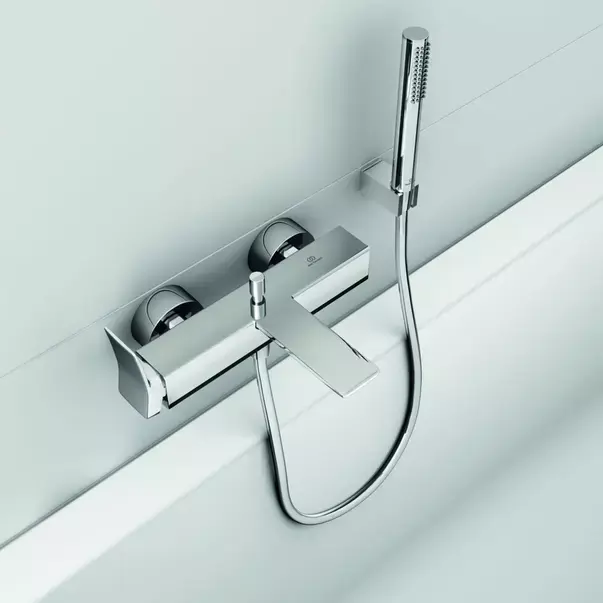 Baterie cada - dus Ideal Standard Atelier Conca crom lucios cu set de dus [4]