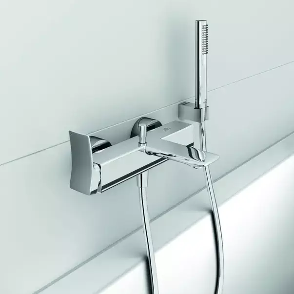 Baterie cada - dus Ideal Standard Atelier Conca crom lucios cu set de dus [2]