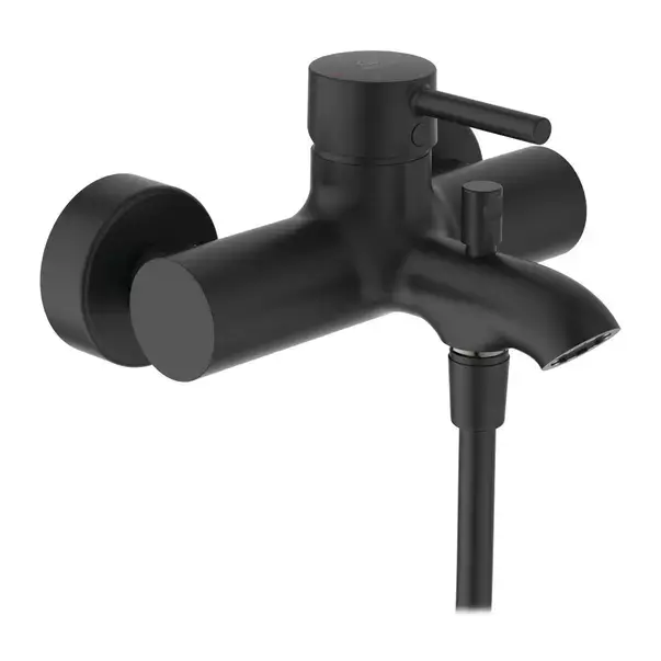 Baterie cada - dus Ideal Standard Ceraline finisaj negru mat cu set de dus [4]