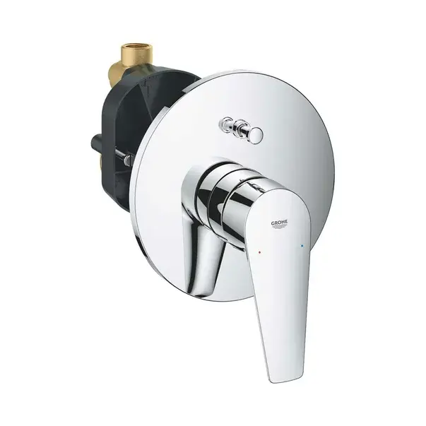 Baterie cada - dus incastrata Grohe BauEdge New crom monocomanda [1]