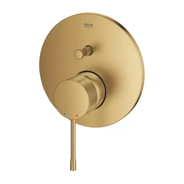 Baterie cada - dus incastrata Grohe Essence auriu periat Cool Sunrise fara corp ingropat [2]