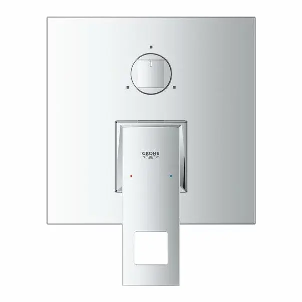 Baterie cada - dus incastrata Grohe Eurocube cu 3 functii crom [2]