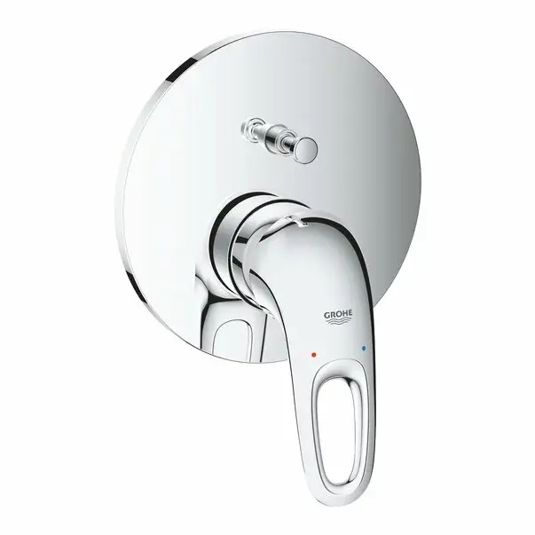 Baterie cada - dus incastrata Grohe Eurostyle 2 iesiri crom [1]