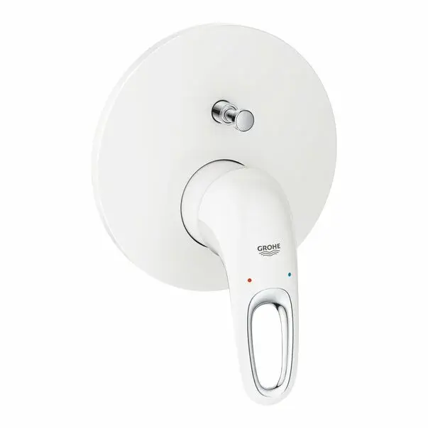 Baterie cada - dus incastrata Grohe Eurostyle alb mat 2 iesiri [1]