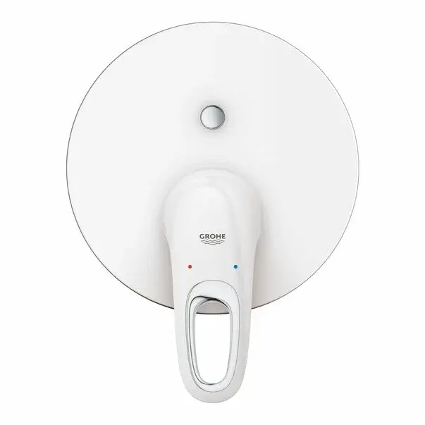Baterie cada - dus incastrata Grohe Eurostyle alb mat 2 iesiri [2]