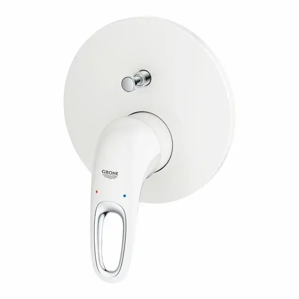 Baterie cada - dus incastrata Grohe Eurostyle alb mat 2 iesiri [3]