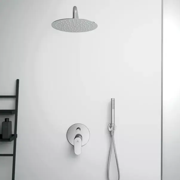 Baterie cada - dus incastrata Ideal Standard Cerafine O crom lucios cu corp ingropat [4]