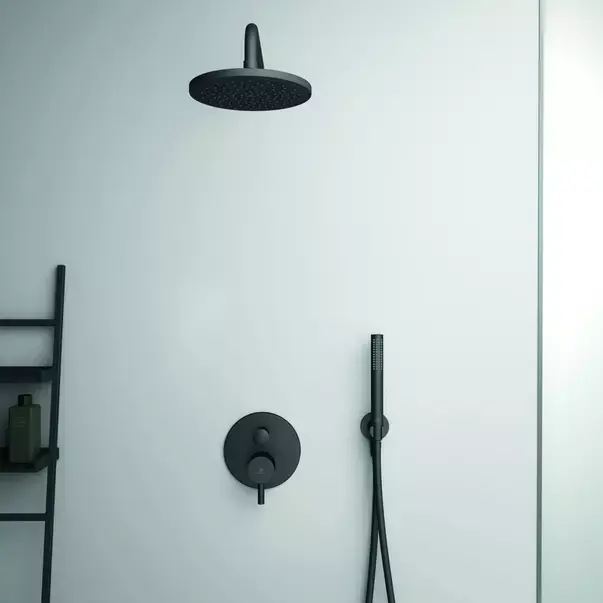 Baterie cada - dus incastrata Ideal Standard Ceraline negru mat cu corp incastrat [3]