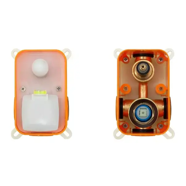 Baterie cada - dus incastrata Rea Lungo alb mat cu set de dus si corp ingropat [6]