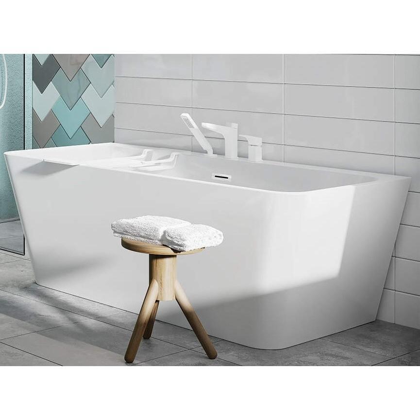 Baterie cada – dus monocomanda Deante Hiacynt alb cu set de dus [3]