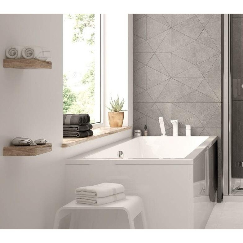 Baterie cada – dus monocomanda Deante Hiacynt alb cu set de dus [2]