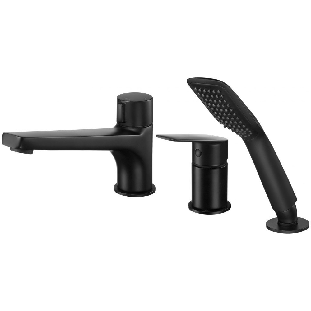 Baterie cada – dus monocomanda Deante Jasmin negru cu set de dus [1]