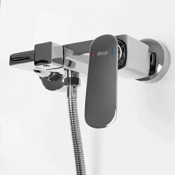 Baterie cada - dus Rea Berg monocomanda crom cu set de dus [4]