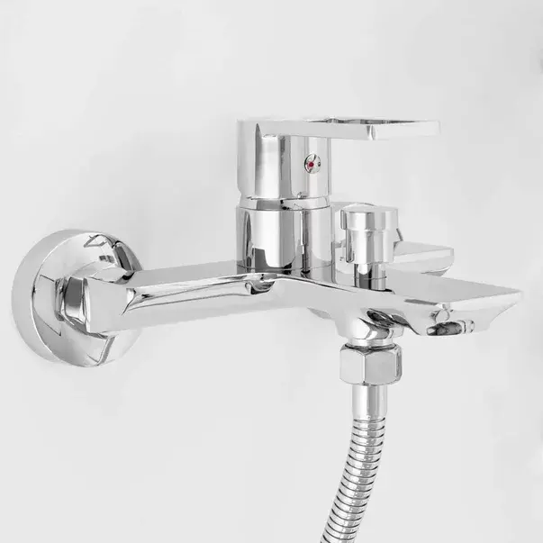 Baterie cada - dus Rea Flip monocomanda crom cu set de dus [4]