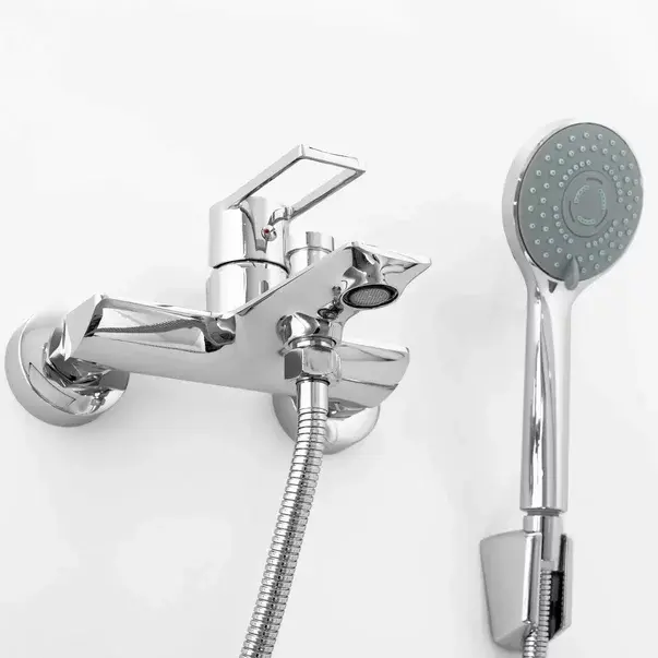 Baterie cada - dus Rea Flip monocomanda crom cu set de dus [2]