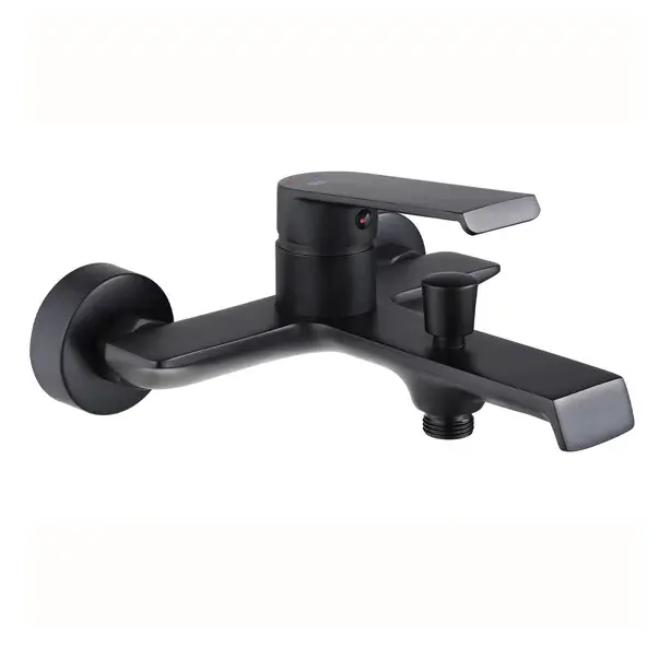 Baterie cada - dus Rea Hass monocomanda negru cu set de dus [3]