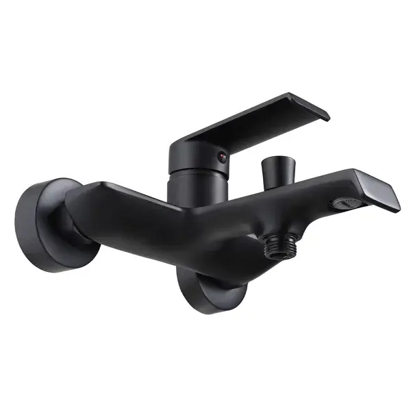 Baterie cada - dus Rea Hass monocomanda negru cu set de dus [4]