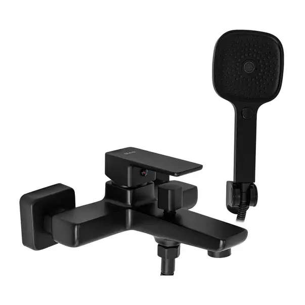 Baterie cada - dus Rea Orix monocomanda negru cu set de dus [1]