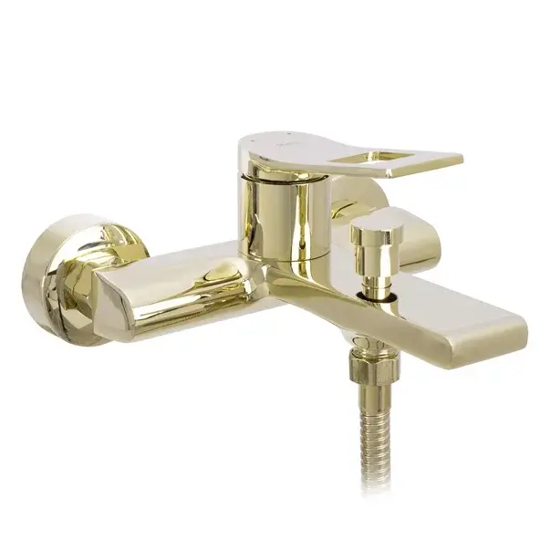 Baterie cada - dus Rea Soul monocomanda auriu cu set de dus [3]