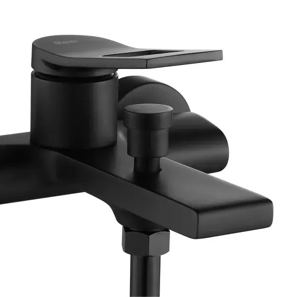 Baterie cada - dus Rea Soul monocomanda negru cu set de dus [3]