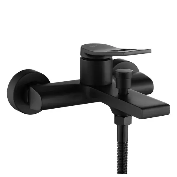 Baterie cada - dus Rea Soul monocomanda negru cu set de dus [4]