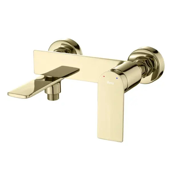 Baterie cada - dus Rea Storm monocomanda auriu lucios cu set de dus [4]