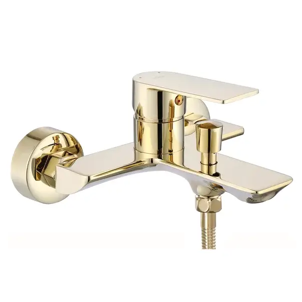 Baterie cada - dus Rea Urban monocomanda auriu cu set de dus [5]